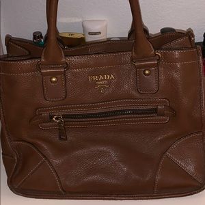 Prada deerskin tote
